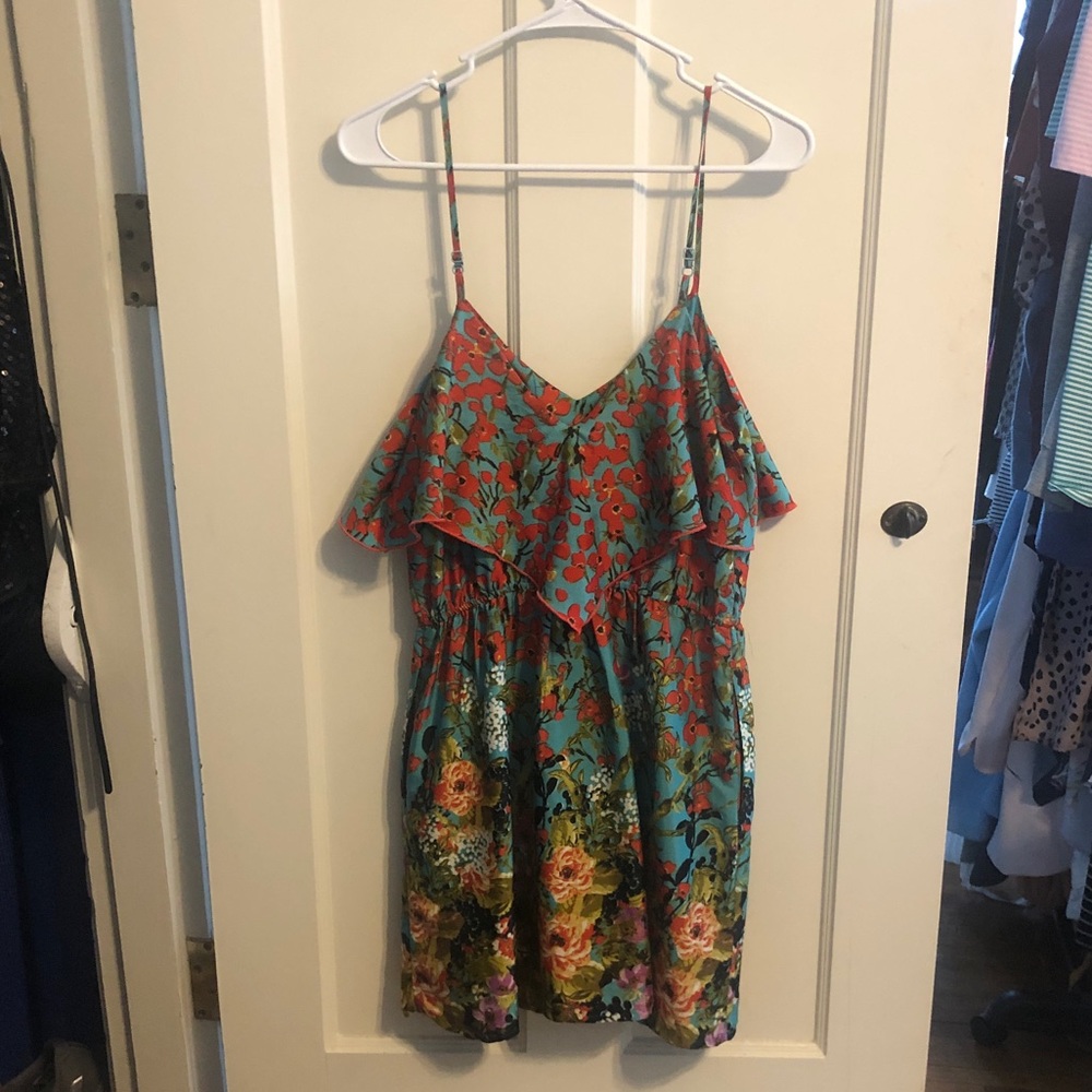 Bar III Medium Spaghetti Strap Dress w/Pockets